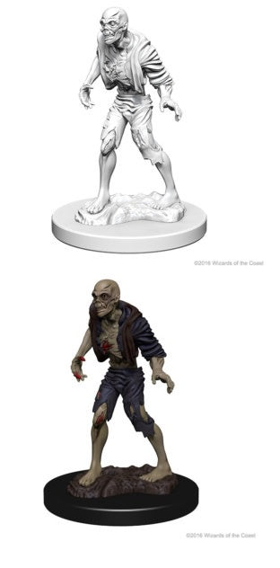 D&D Unpainted Minis Wv1 Zombies