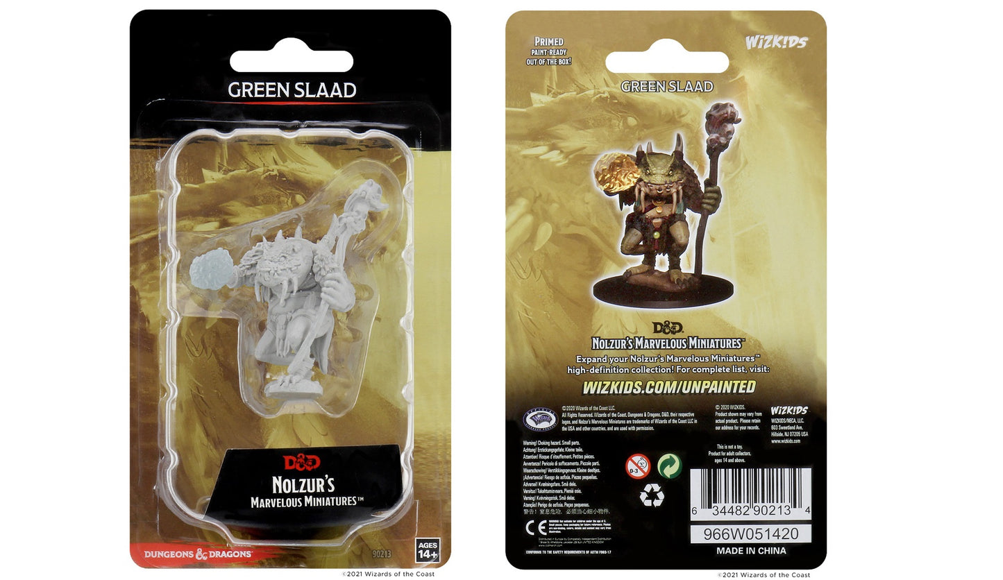 D&D Unpainted Minis Wv12.5 Green Slaad