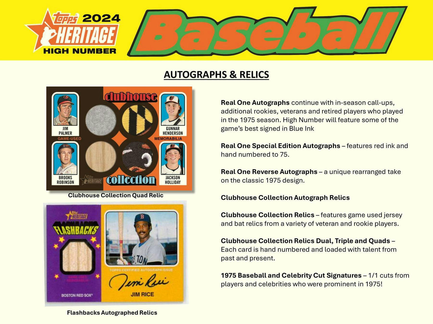 2024 Topps Heritage High Number Baseball Blaster Value Box