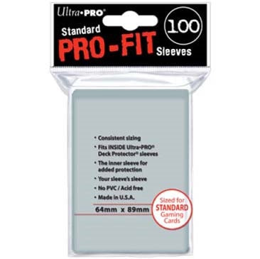 Pochettes Ultra-Pro Deck-Pro Pro-Fit (100)