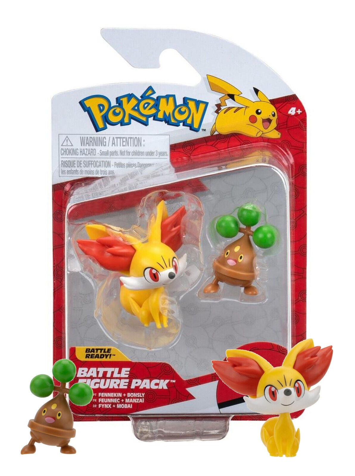Pokemon Battle Figure Pack Fennekin + Bonsly