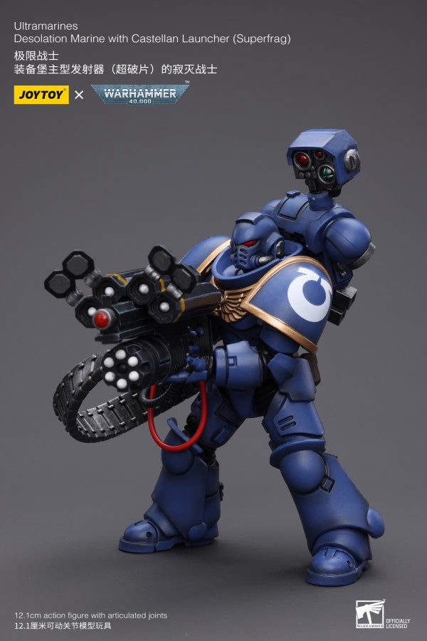 Desolation Marine with Castellan Launcher (Superfrag) Ultramarines Joy Toy