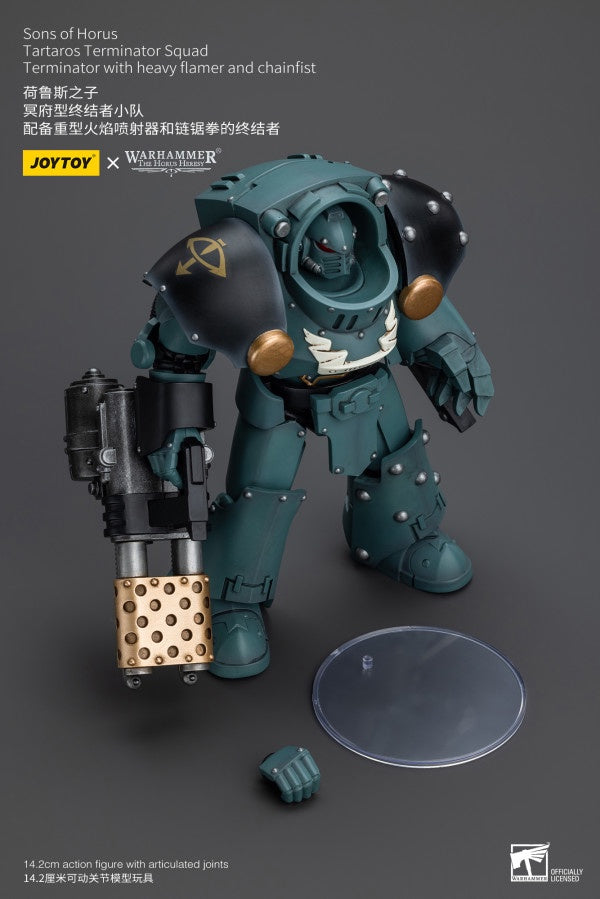 Tartaros Terminator Squad Terminator With Heavy Flamer And Chainfist Joy Toy