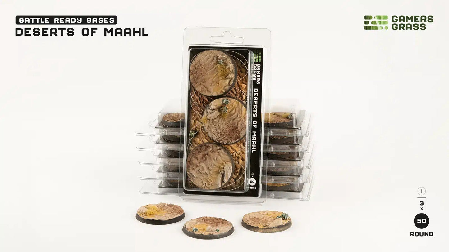 Deserts of Maahl - Round 50mm (x3)