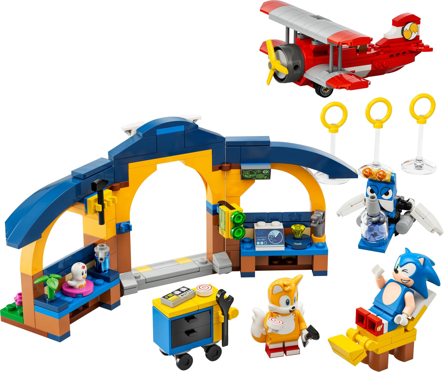 LEGO Tails' Workshop and Tornado Plane (76991)