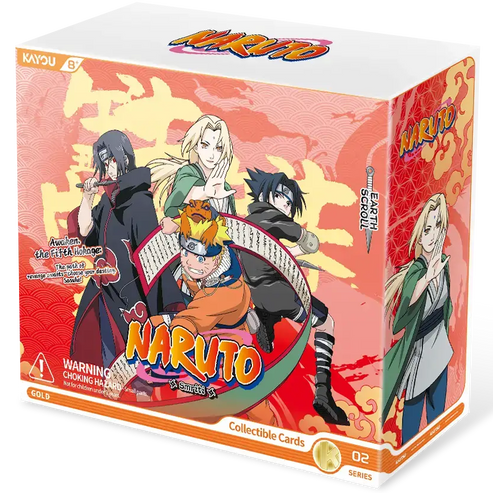 Kayou Naruto Smitri Cards Earth Scroll Series 2 Display Box