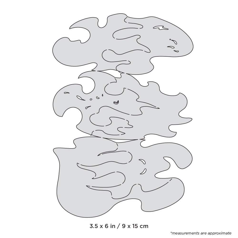 IWATA Artool True Fire Nano Freehand Airbrush Template by Mike Lavallee