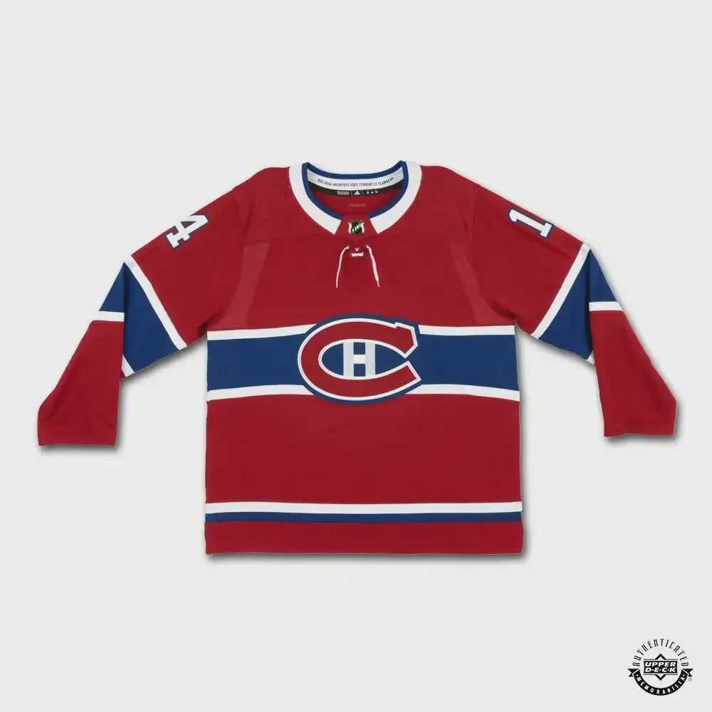 Nick Suzuki Autographed Red Adidas Montreal Canadiens Jersey