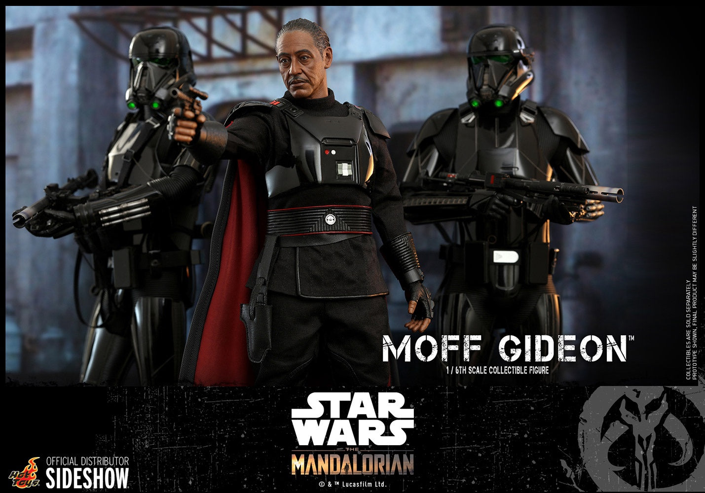 Figurine Moff Gideon™ à l'échelle 1/6 par Hot Toys