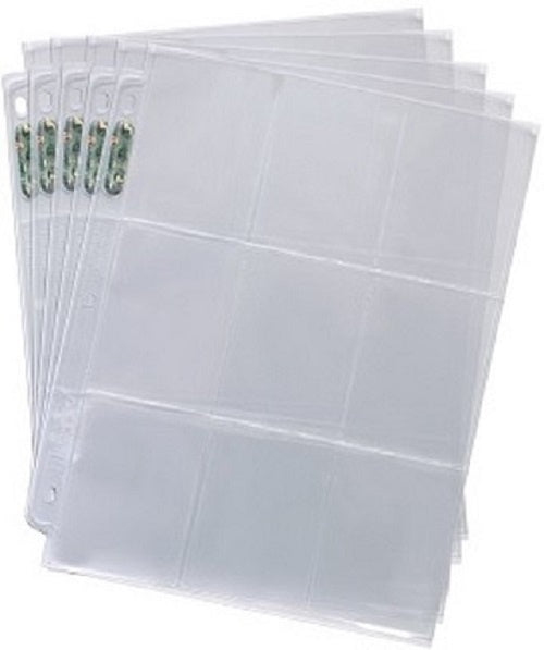 Ultra Pro Page 9 Pocket Silver 25 CT Pack