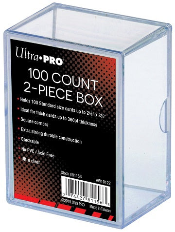 Boîte de rangement Ultra Pro - 2 pièces - 100 unités