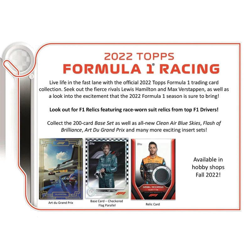 Topps Formula 1 2022 Hobby Box F1