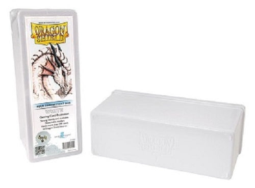 Dragon Shield Storage Box With 4 Compartments White