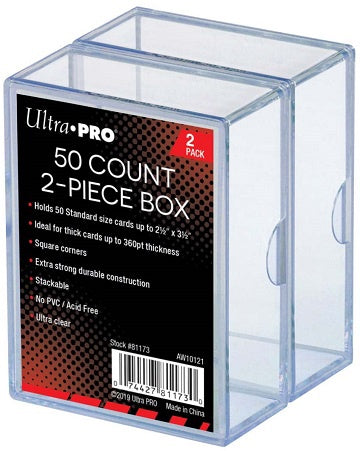 Ultra Pro Storage Box - 2 Piece - 50 Ct