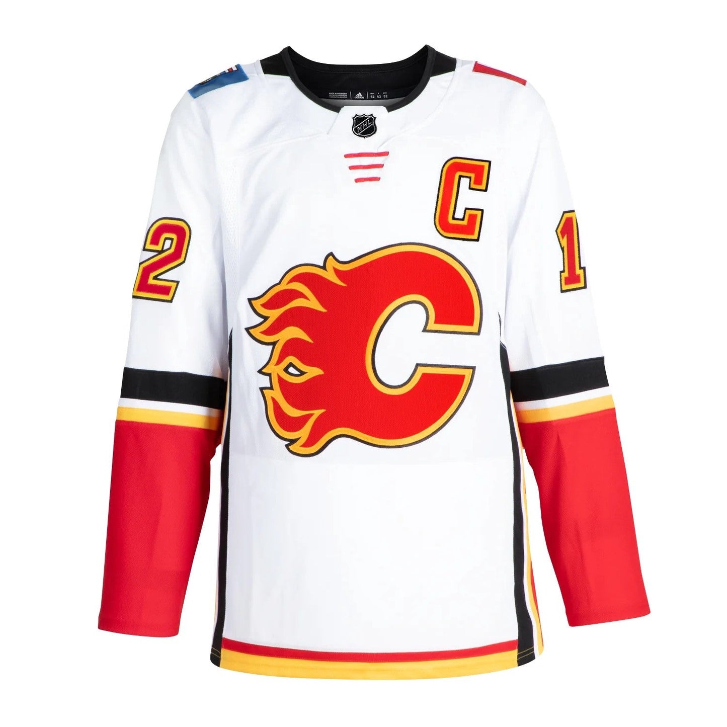 Jarome Iginla Autographed Calgary Flames White adidas Jersey