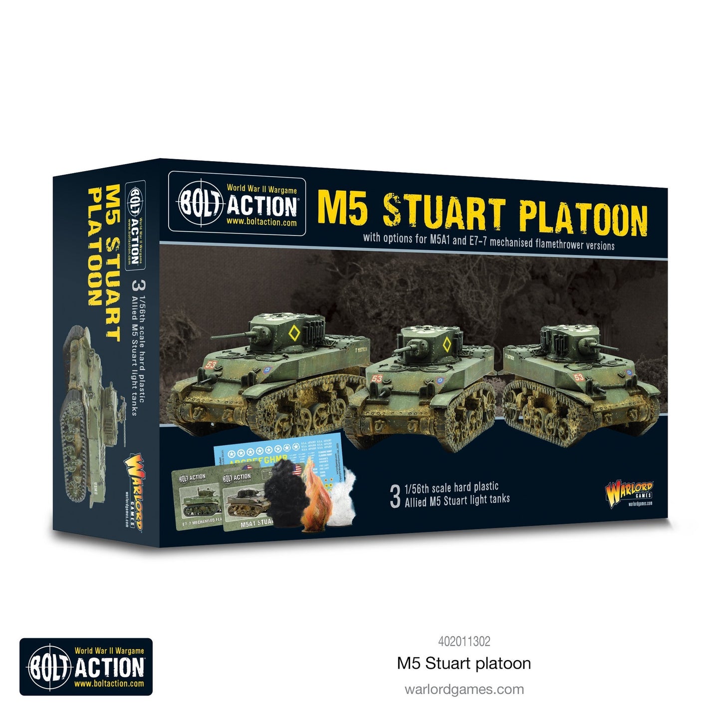Bolt Action M5 Stuart Platoon