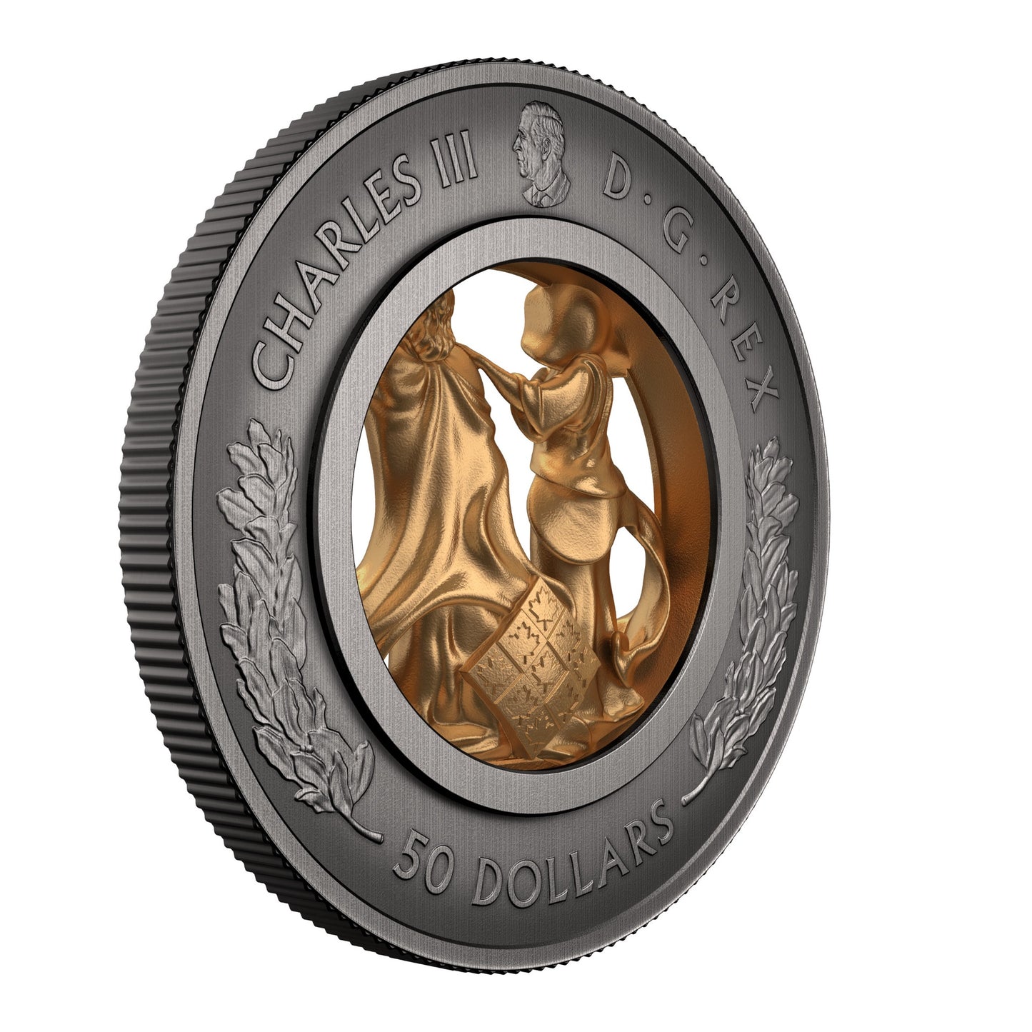 $50 Fine Silver Coin – Allegories of Justice and Truth