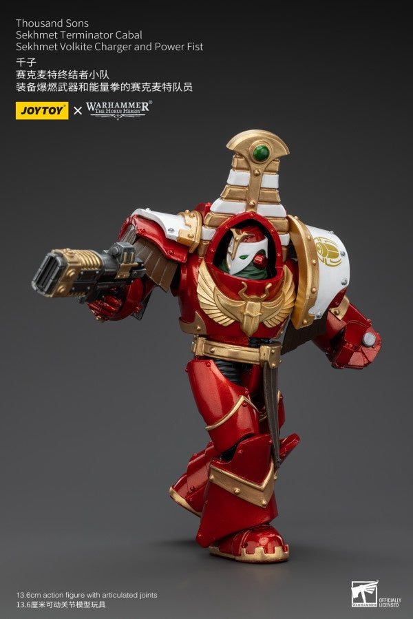 Sekhmet Terminator Cabal Sekhmet Volkite Charger And Power Fist Thousand Sons