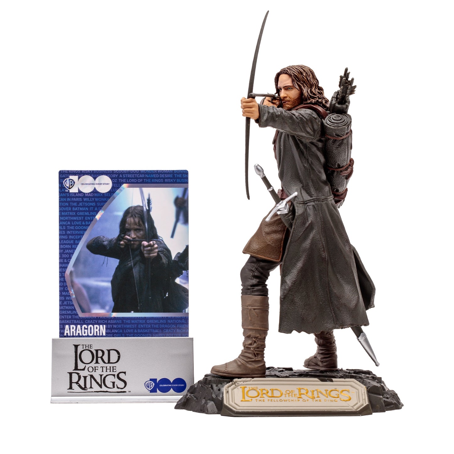 Mcfarlane Movie Maniacs Lord Of The Ring Aragorn 6inches Figure