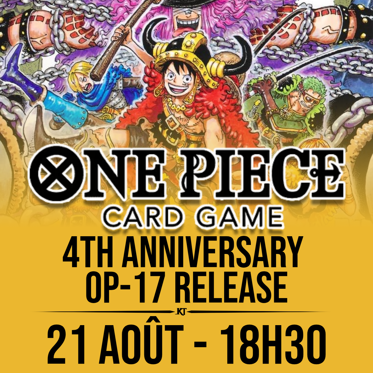 OP-17 Release Event - Vendredi 21 août 18h30