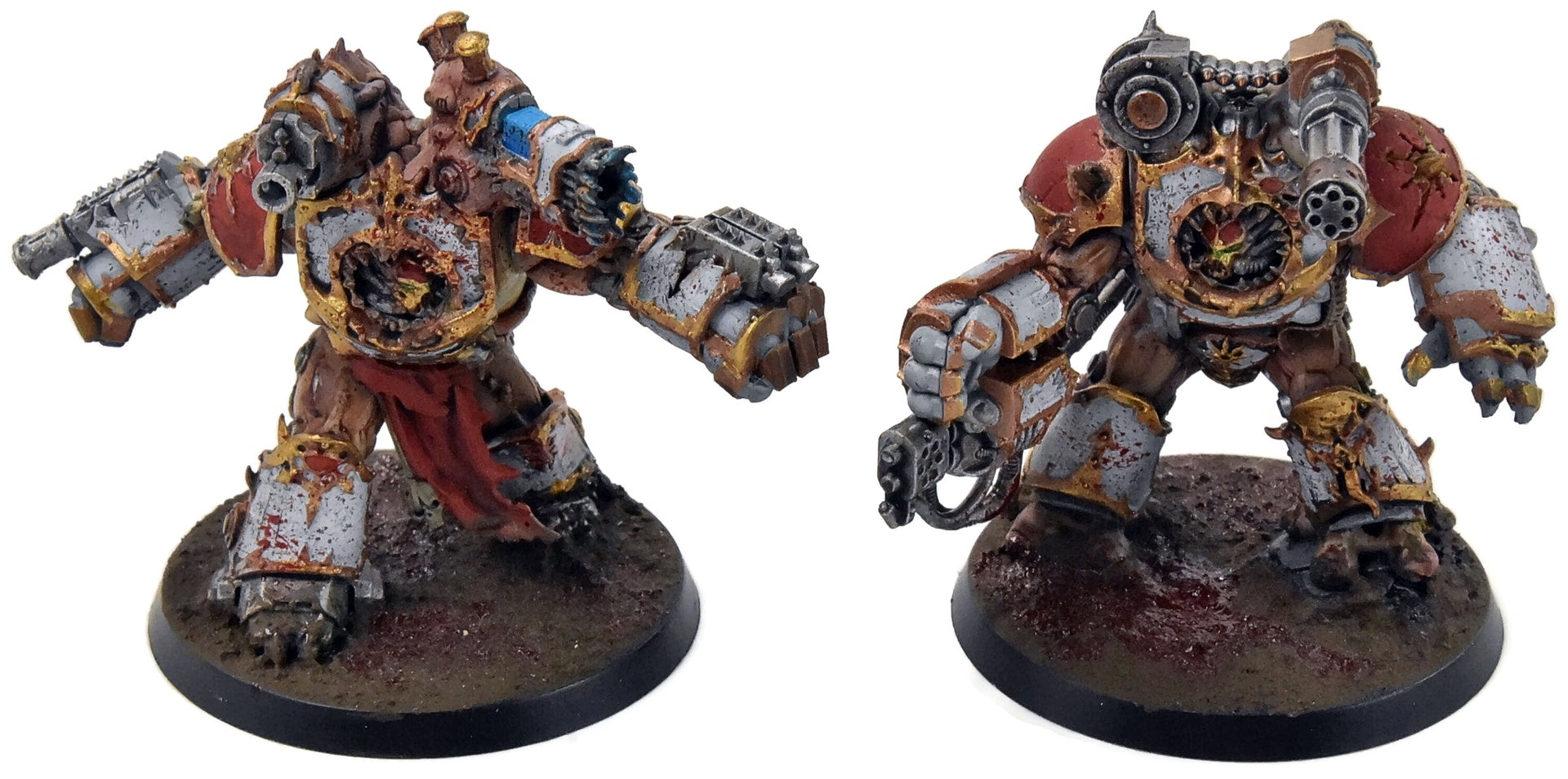 CHAOS SPACE MARINES 2 Obliterators #1 WELL PAINTED Warhammer 40K 