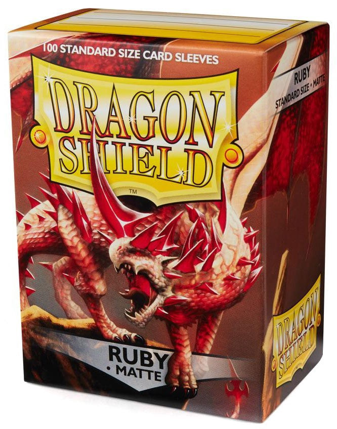 Dragon Shield Sleeves Matte Ruby(100)