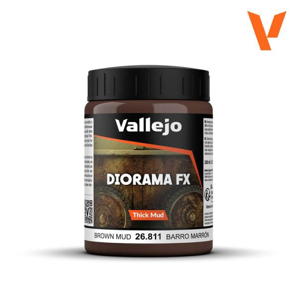 Vallejo Diorama FX Brown Mud (200 ML)