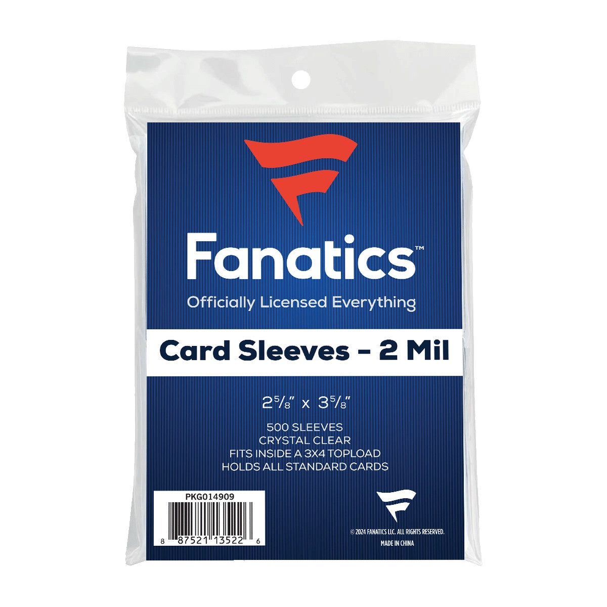 Fanatics Soft Sleeves 0500ct