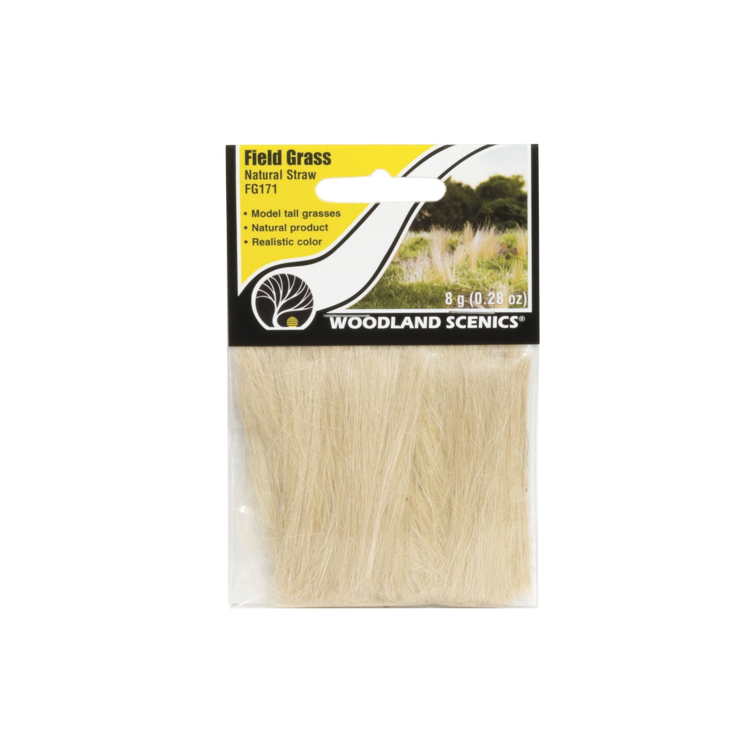 Herbe des champs Woodland Scenics - Paille naturelle FG171