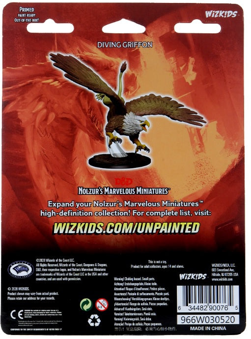 D&D Unpainted Minis Wv12 Diving Griffon