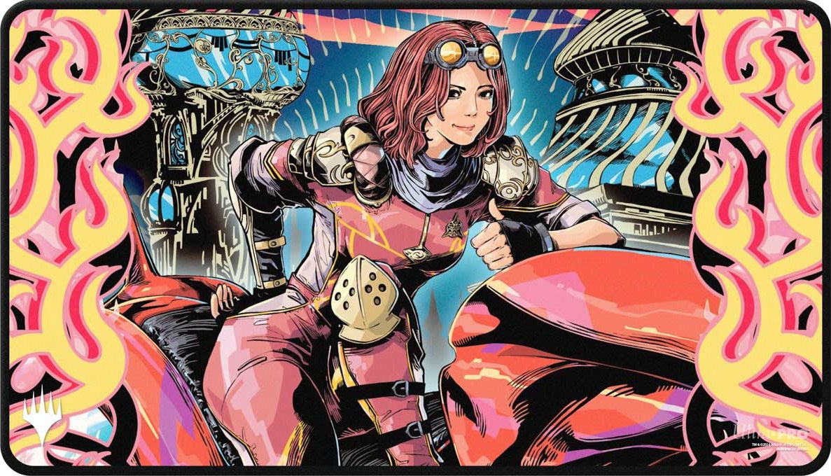 Ultra Pro Playmat MTG 2025 Multiplanar Race Set Black Stitched Variant Art Pw