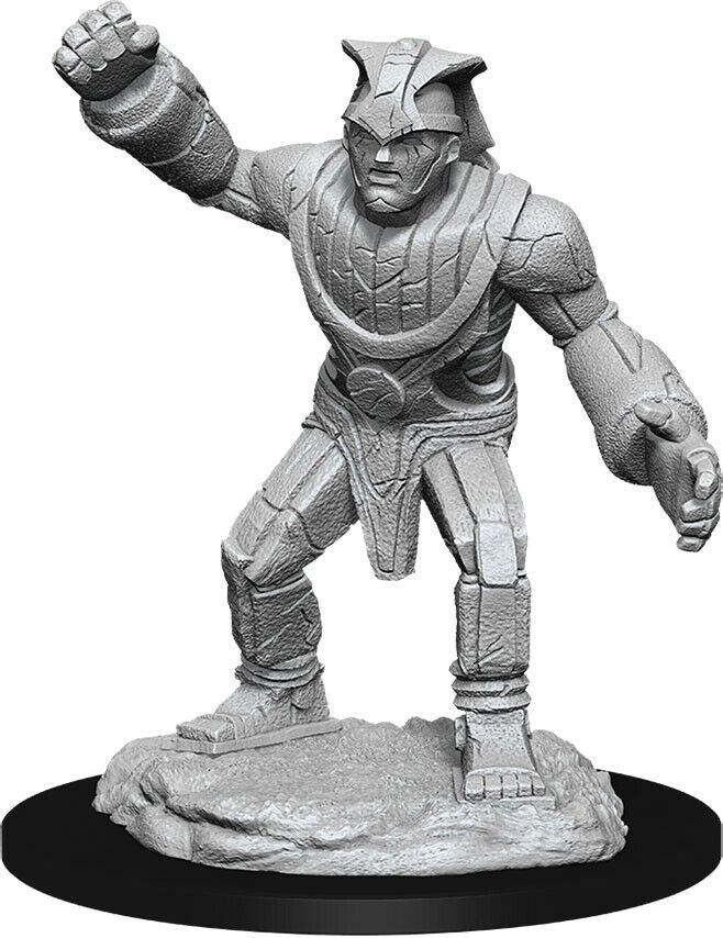 Figurines non peintes D&D Wv11 Golem de pierre