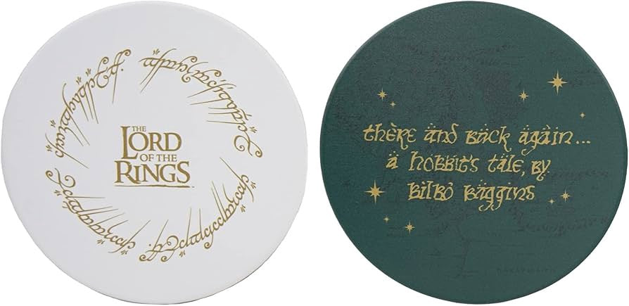 Lord of the Rings 2-Pack Ceramic Coaster Set