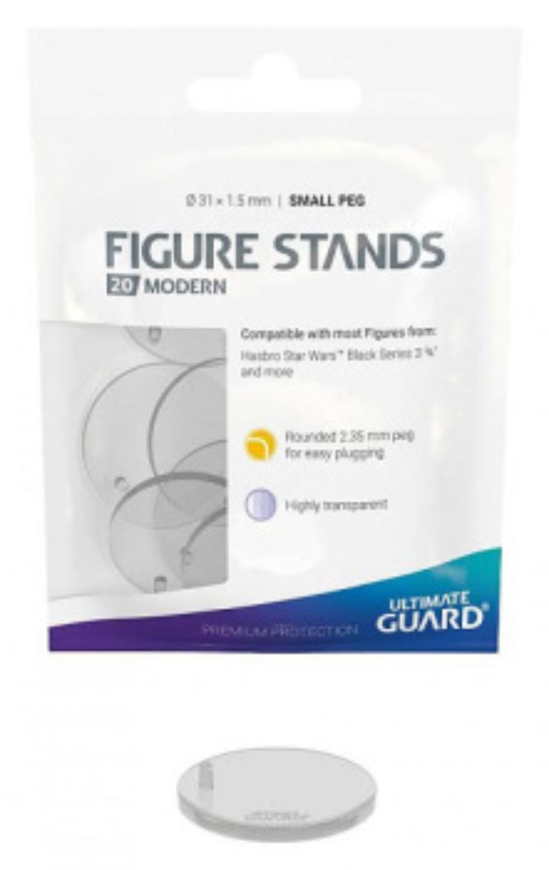 Ultimate Guard Figure Stands Small Peg Modern 20Ct