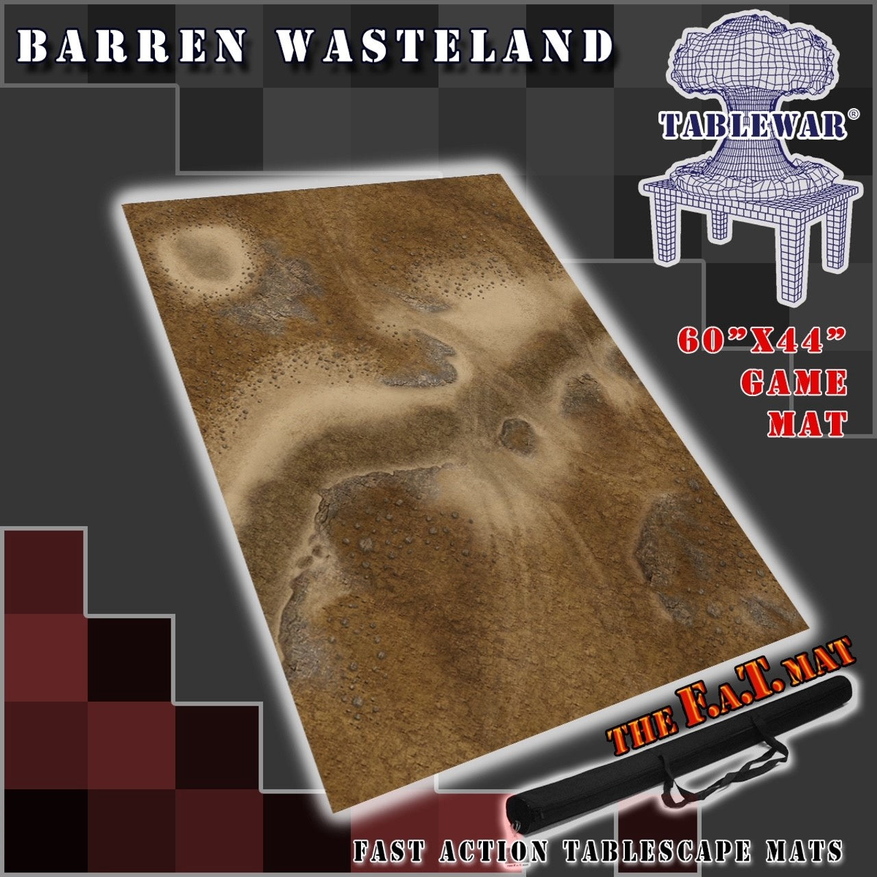 F.A.T. MATS - Barren Wasteland 60X44