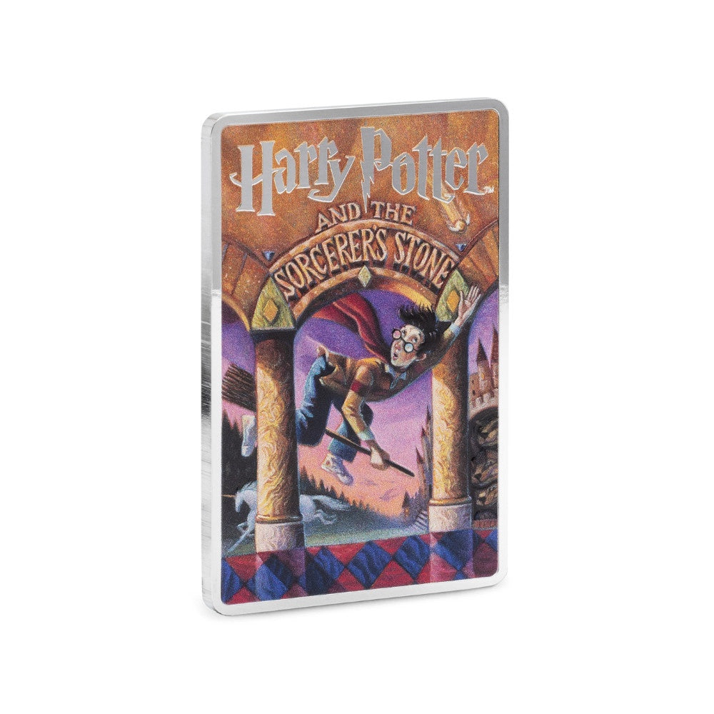 AGORO Harry Potter Book Covers Harry Potter and The Sorcerers Stone 2oz Silver
