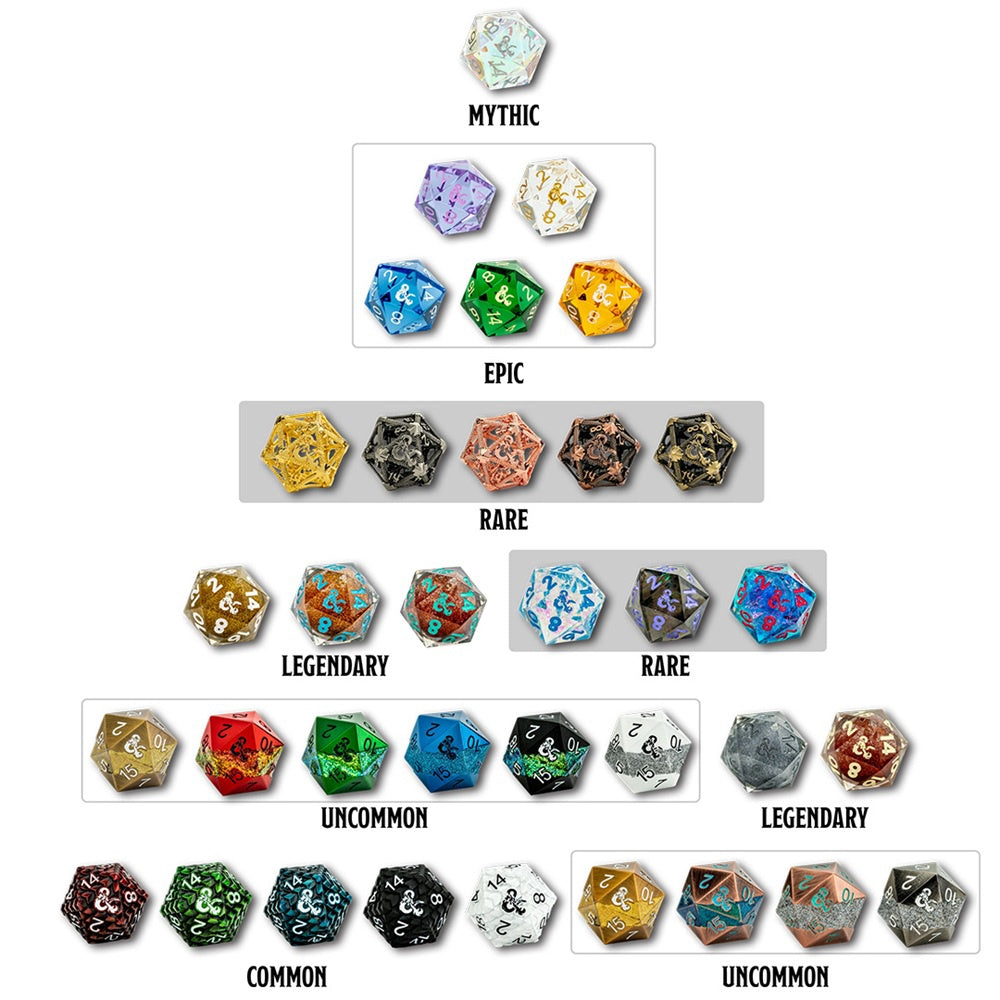 D&D Fizban's Fortune Misfit Blind Mystery D20