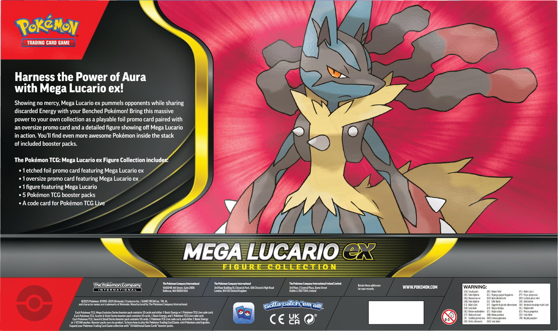 Pokemon Mega Lucario Ex Figure Collection