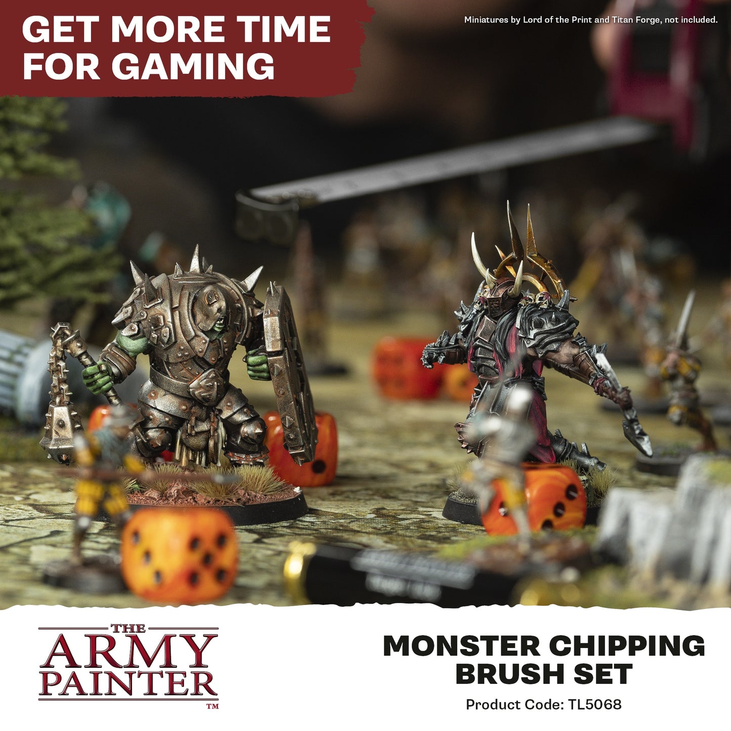 Monster Chipping Brush Set