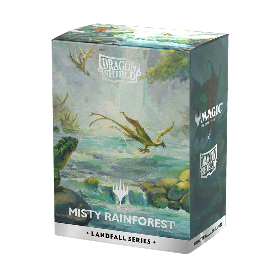 Magic the Gathering Landfall Series Misty Rainforest