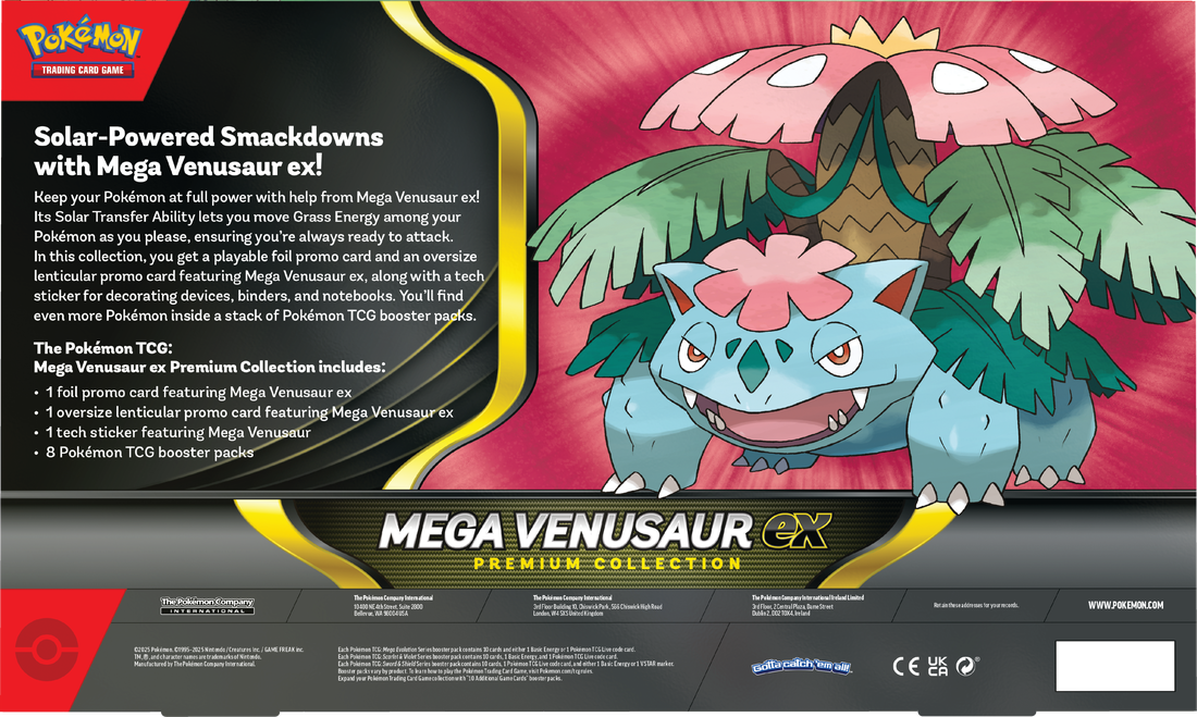 POKEMON MEGA VENUSAUR EX PREMIUM COLLECTION (ENG) (PRE ORDER)