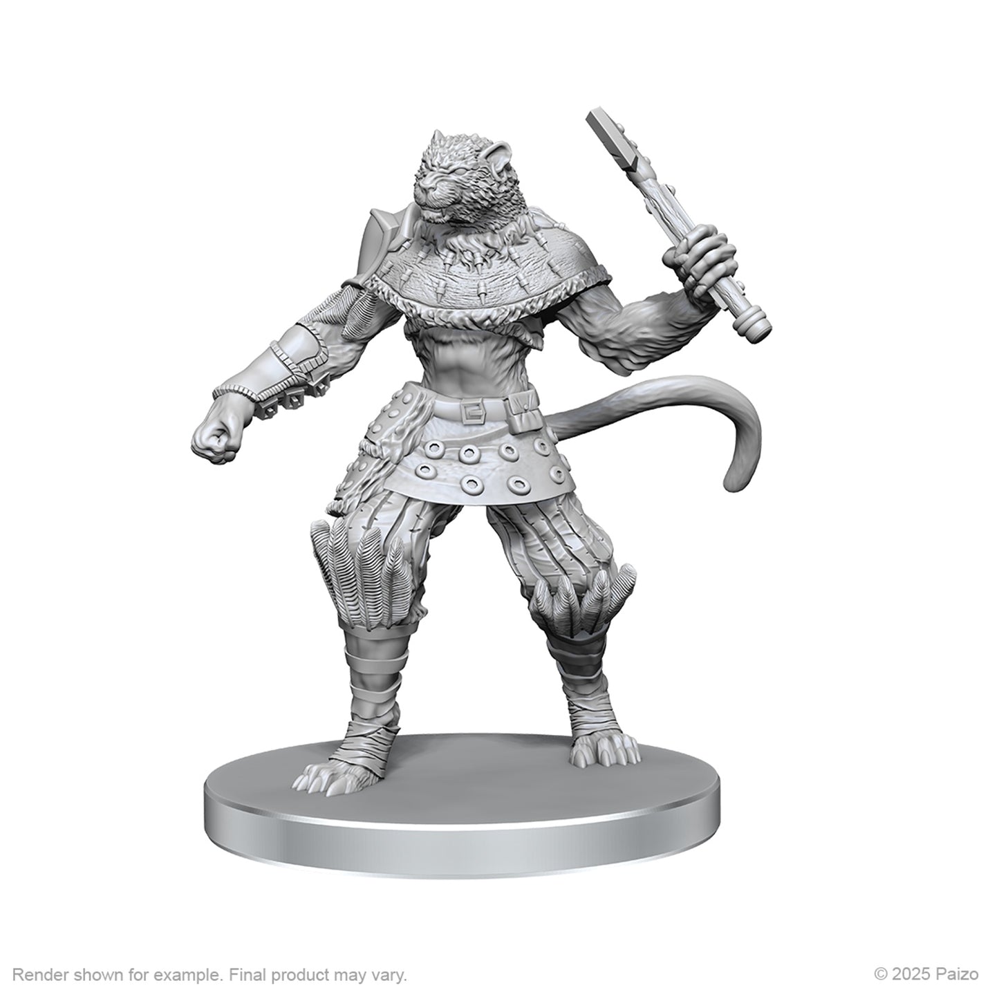 PF UNPAINTED MINIS WV26 ELF HUNTER & CATFOLK BANDIT
