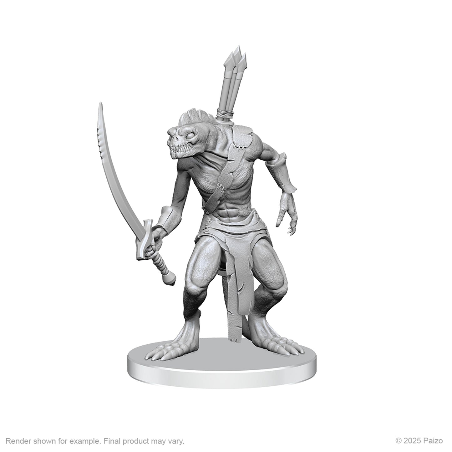 PF UNPAINTED MINIS WV26 XULGATH SKIRMISHER & STONELIEGE