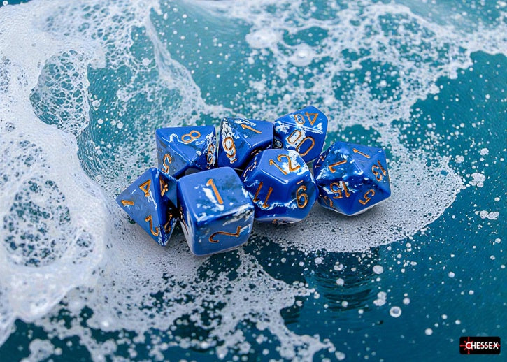 Brush 7-Die Set Polyhedral Wavebreak/Gold (CHX24406)