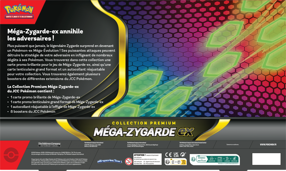 Pokemon TCG Mega Zygarde EX Premium Collection (FR) (PRE ORDER)