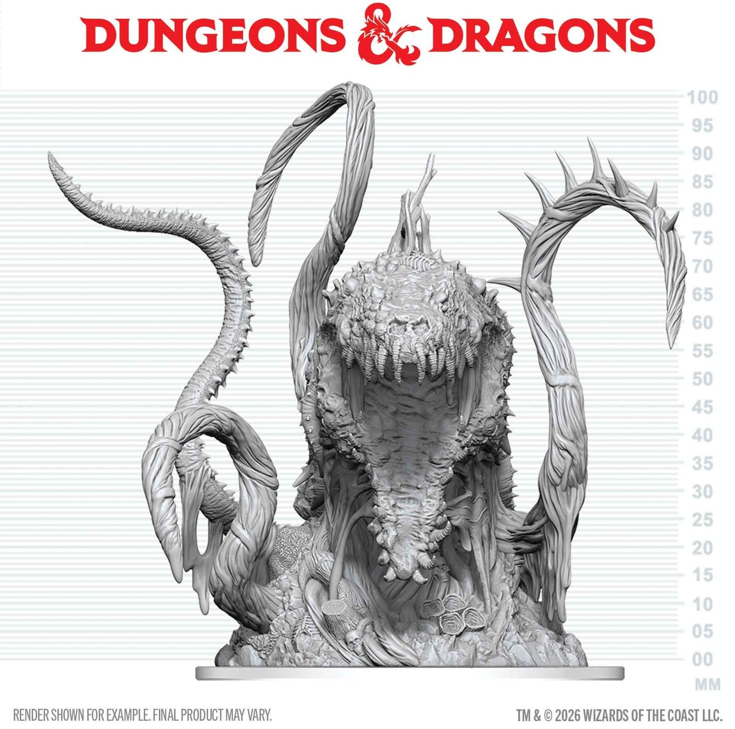 D&D Unpainted Minis Spore Of Moander