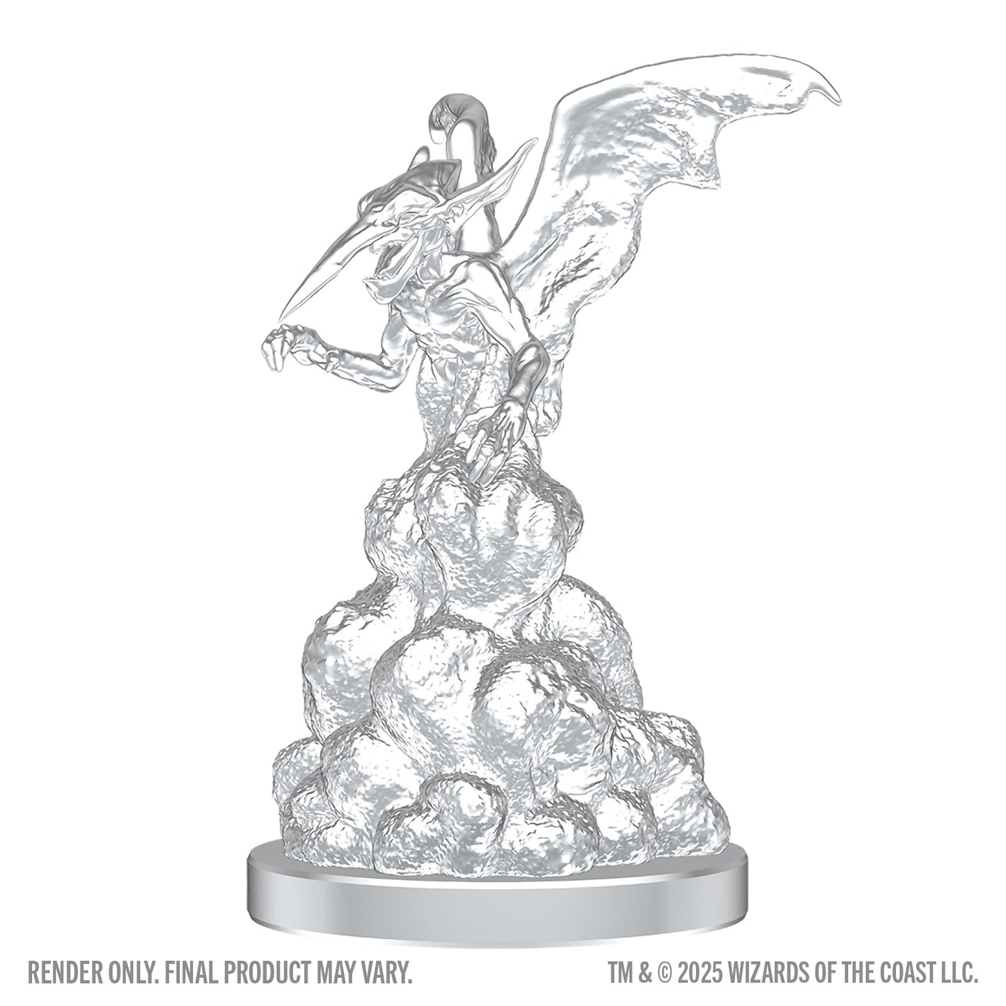 D&D Unpainted Minis Wv28 Ice Mephit & Dust Mephit