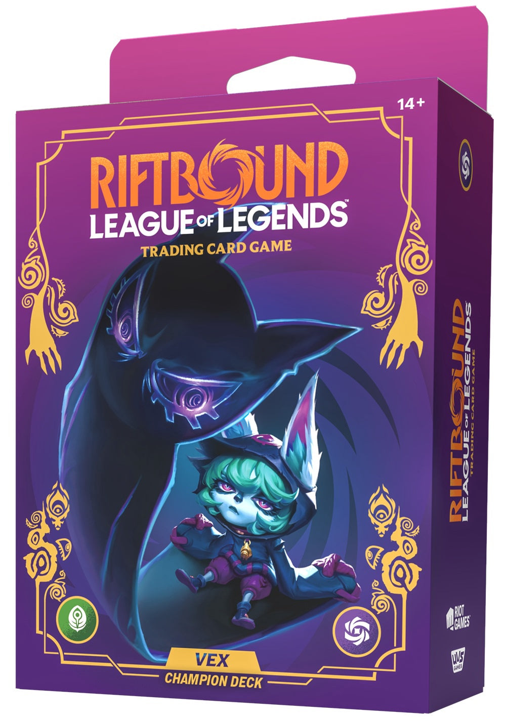 Riftbound TCG Unleashed Champion Deck Vex 4ct Display