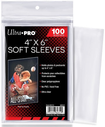 Ultra-Pro Sleevs 4x6 100ct