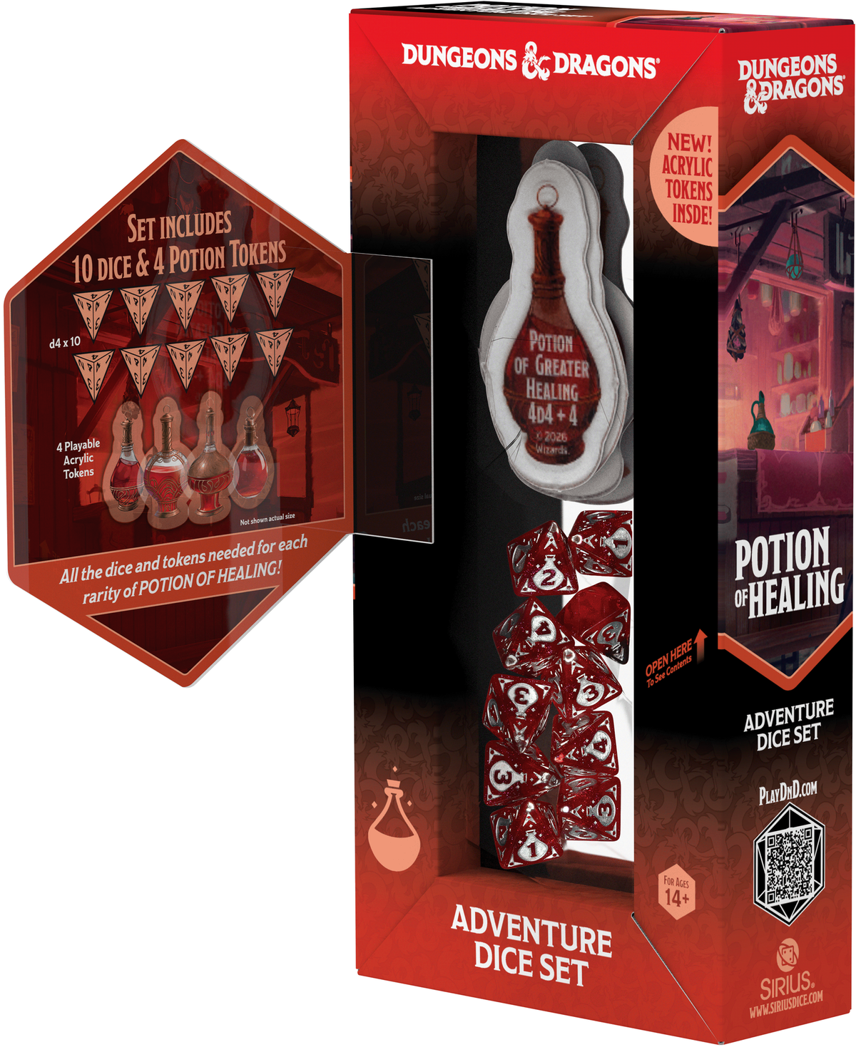 Dnd Adventure Dice – Potion Of Healing